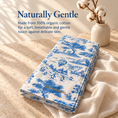 Load image into Gallery viewer, Baby Wellness Signature Toile Organic Towel