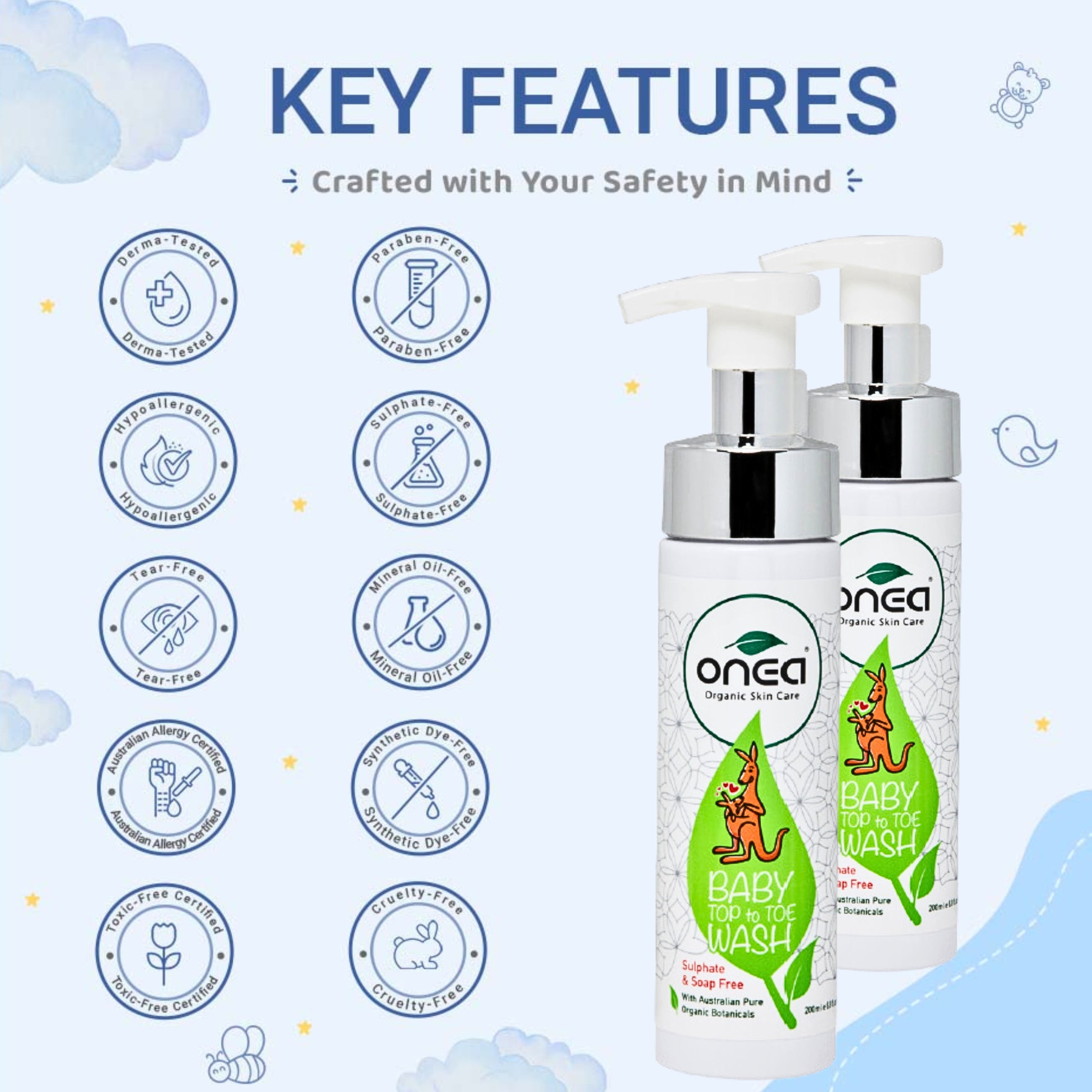 Onea Baby Top to Toe Wash
